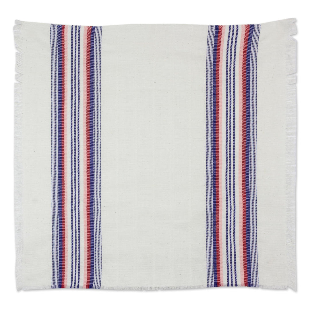 Striped 100% Cotton Napkins from Guatemala (Set of 6) - Dinner Guest