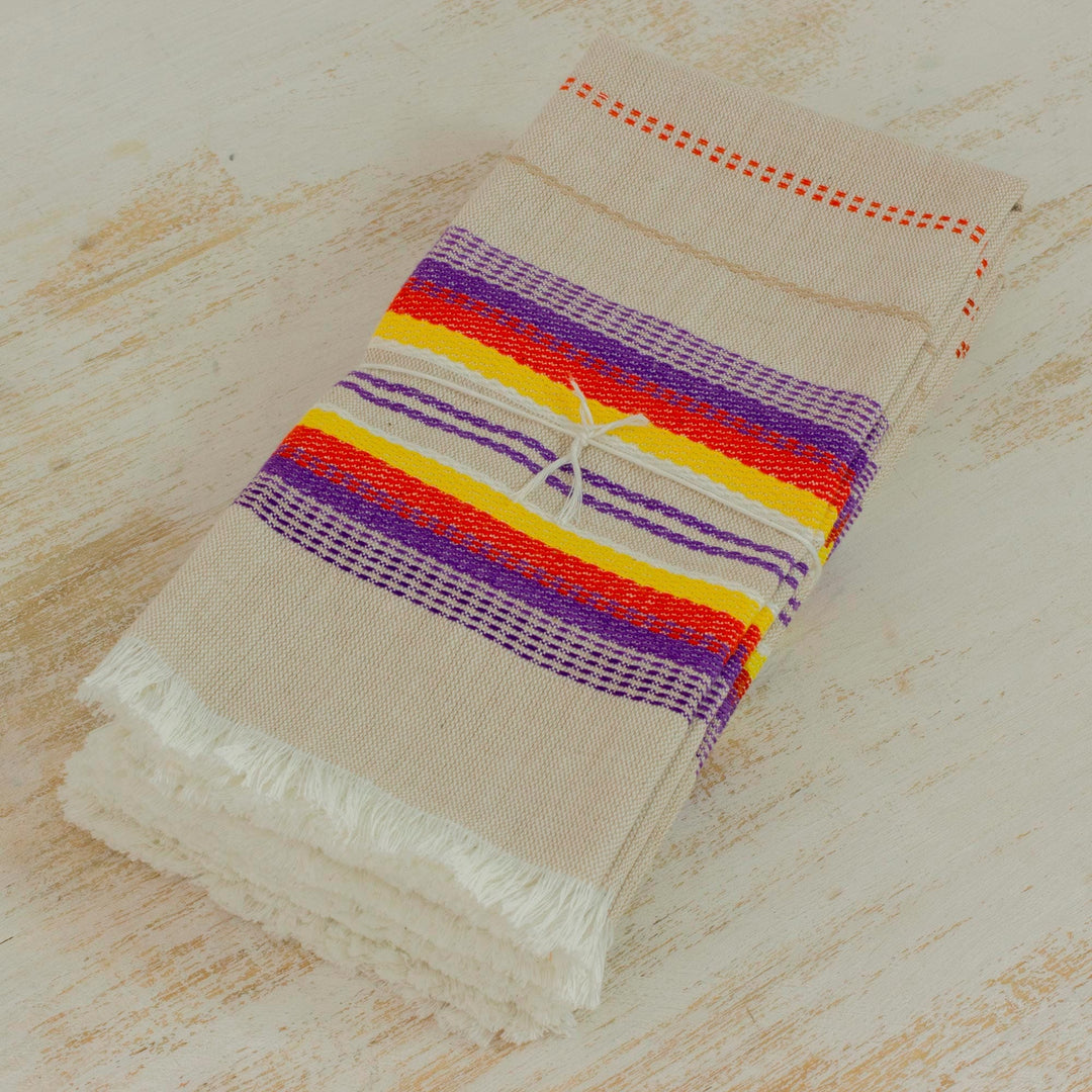 Cotton Napkins (Set of 6) - Sunset Dinner