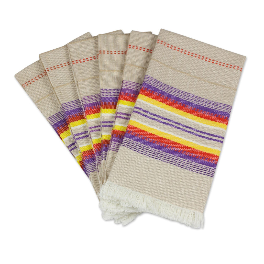 Cotton Napkins (Set of 6) - Sunset Dinner