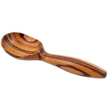 Hand Carved Jobillo Wood Ice Cream Scoop from Guatemala - Homestyle Delights