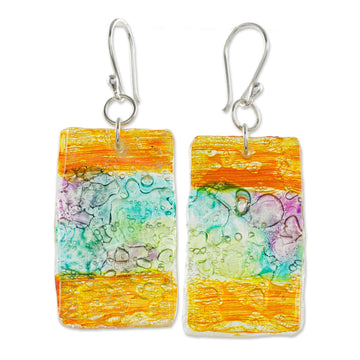 Recycled CD Dangle Earrings - Celebrate Creativity