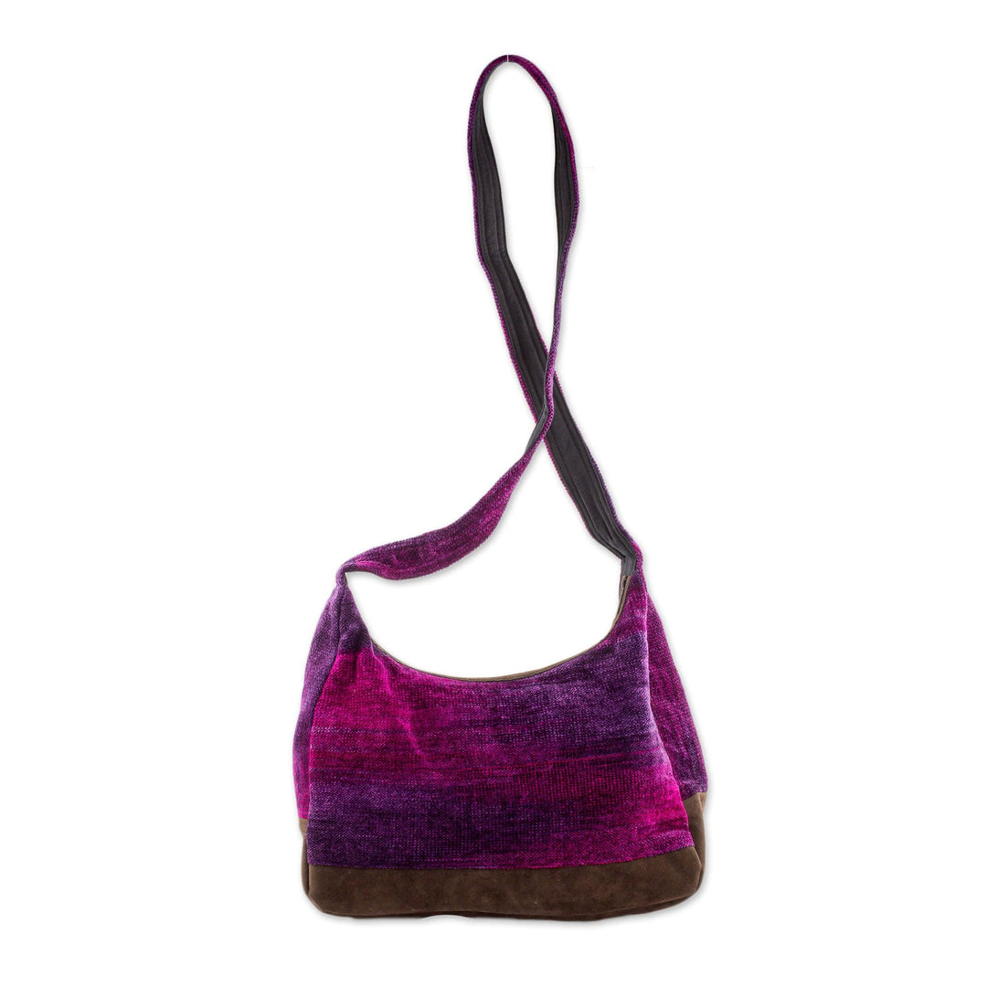 Rayon and Cotton Blend Hobo Bag - Magical Day