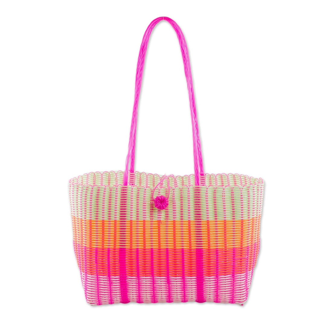 Striped Shoulder Bag - Colorful Season