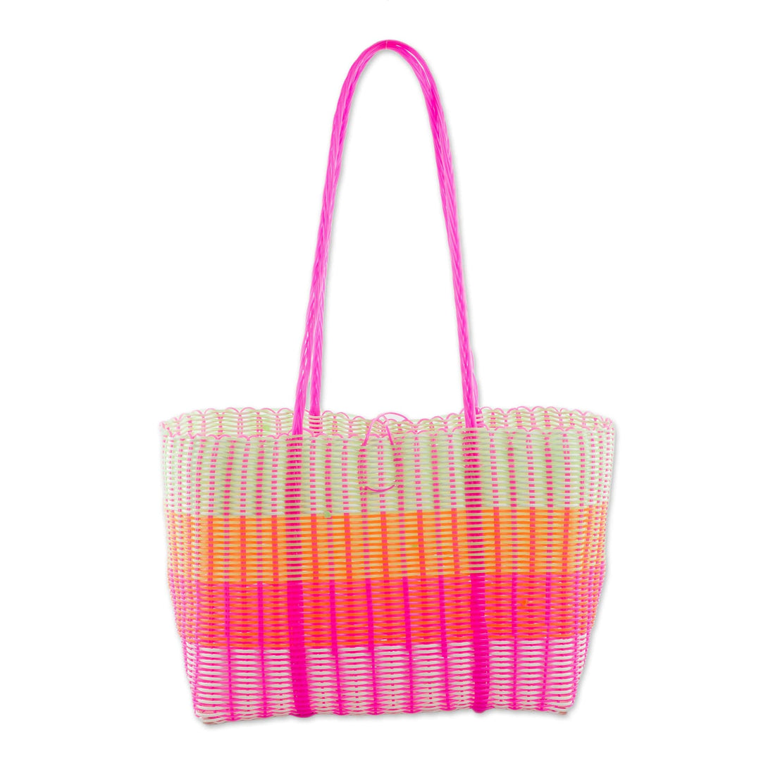 Striped Shoulder Bag - Colorful Season