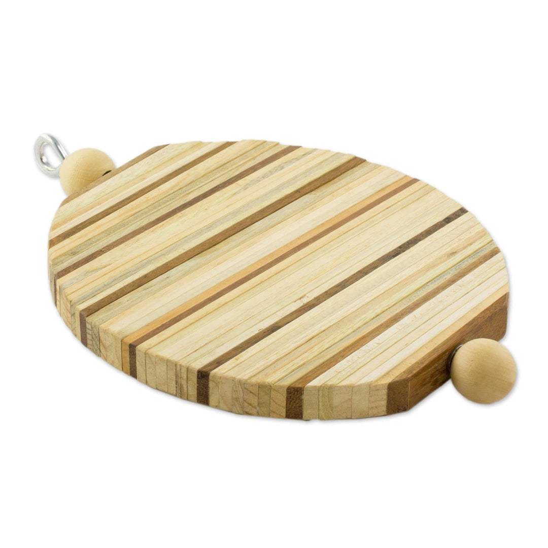 Handcrafted Wood Mobile with Adjustable Shapes - Tranquil Moments