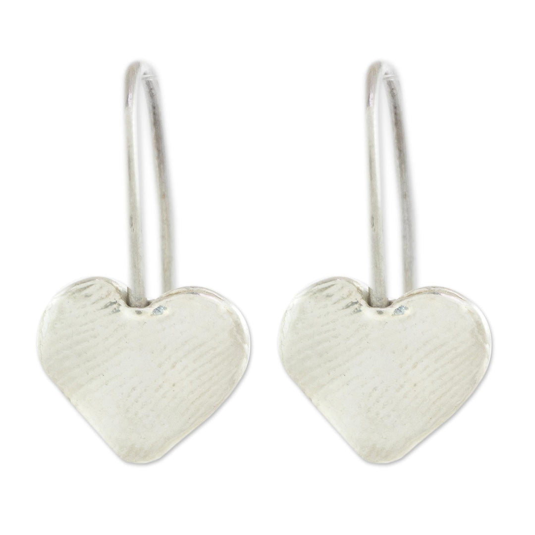 Heart Comfort Earring Recycled Sterling Silver - MNOP Jewelry