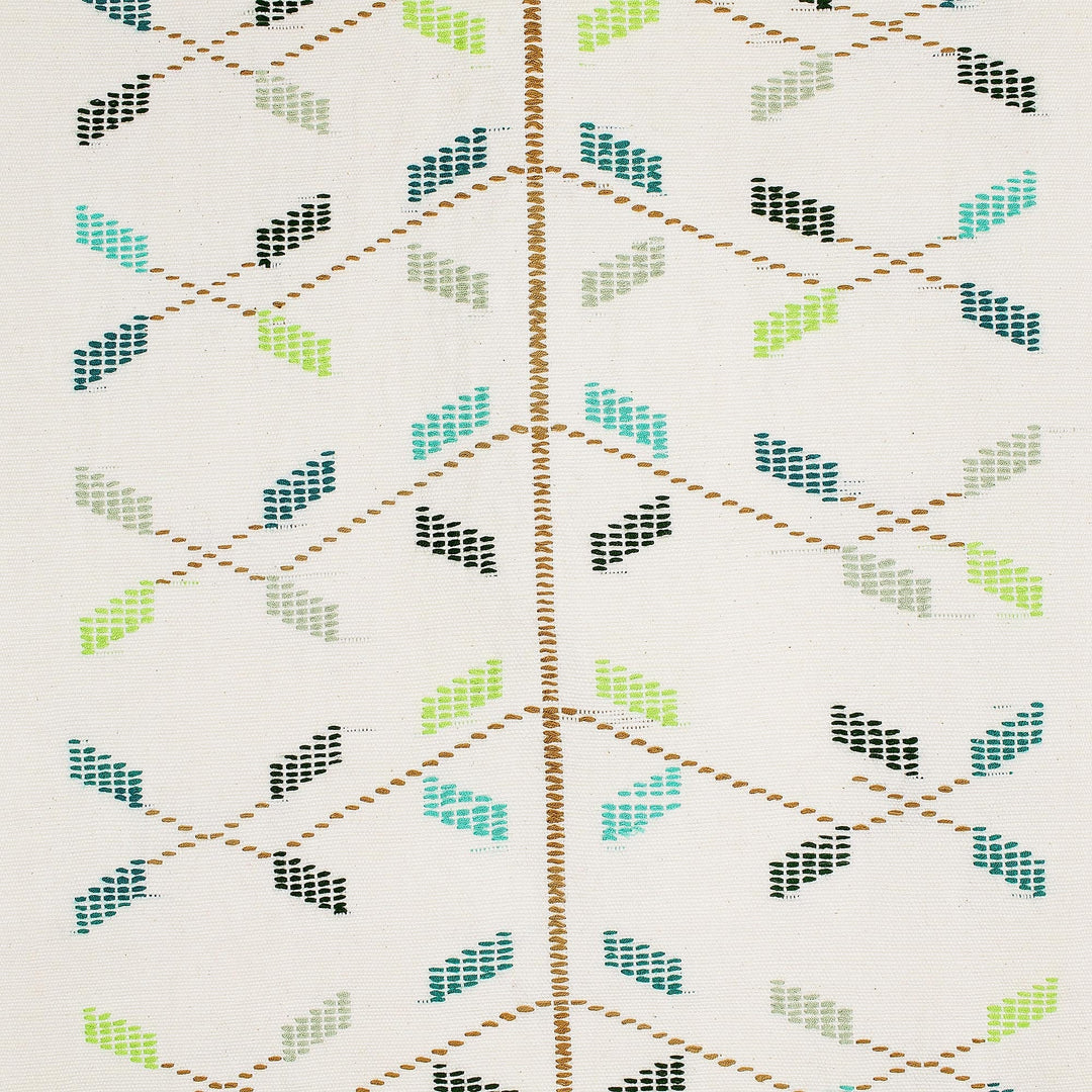 Tree-Themed Cotton Table Runner - Vined