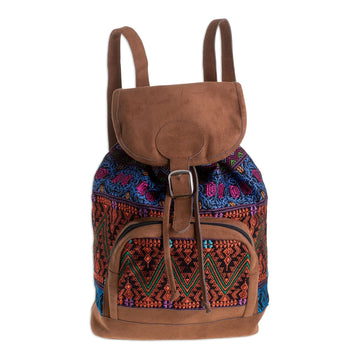 Multicolored Cotton Backpack - Multicolored Night
