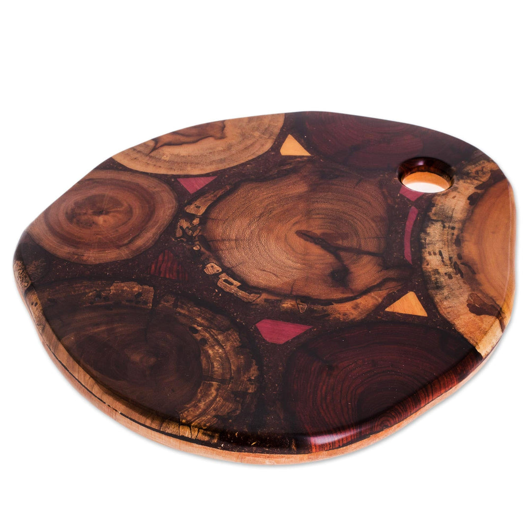 Round Reclaimed Wood Trivet - Country Wood