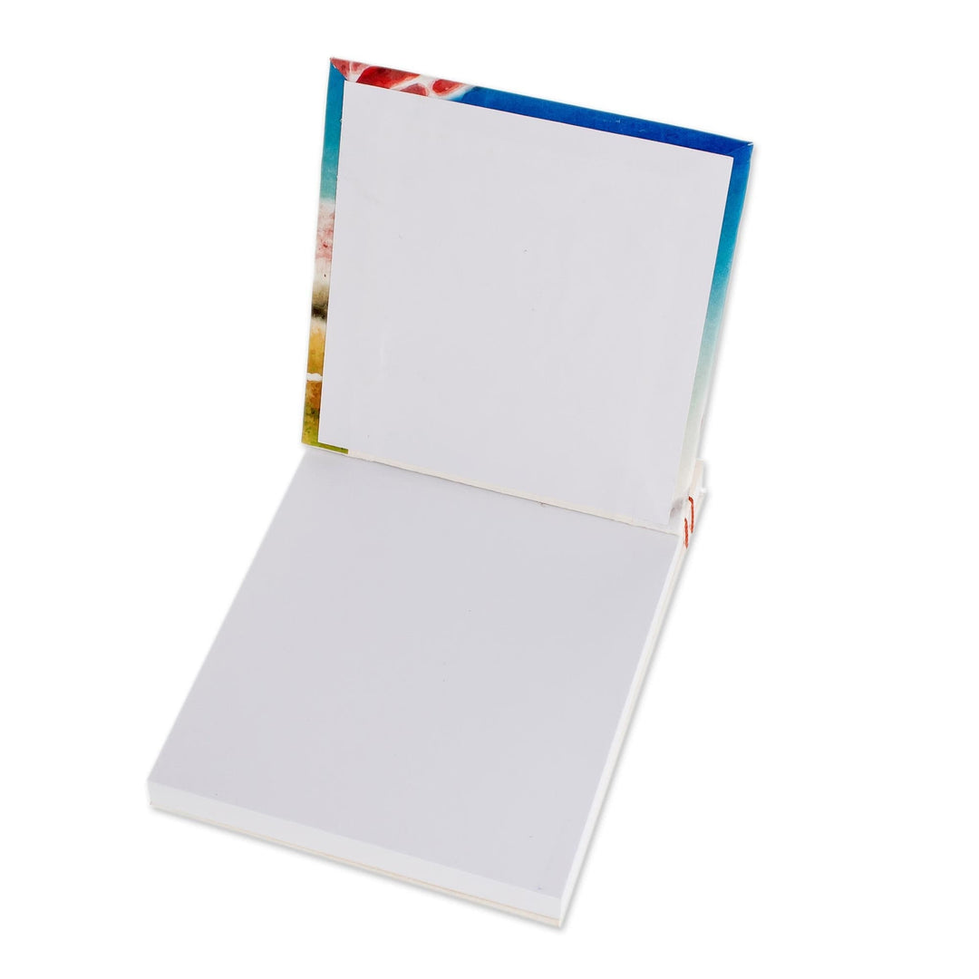 Sea Turtle-Themed Paper Journal from Costa Rica (5.5 inch) - Turtle Flipper