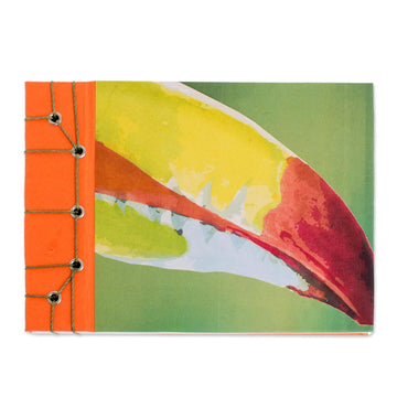 Toucan-Themed Paper Journal from Costa Rica (5.5 inch) - Toucan Beak