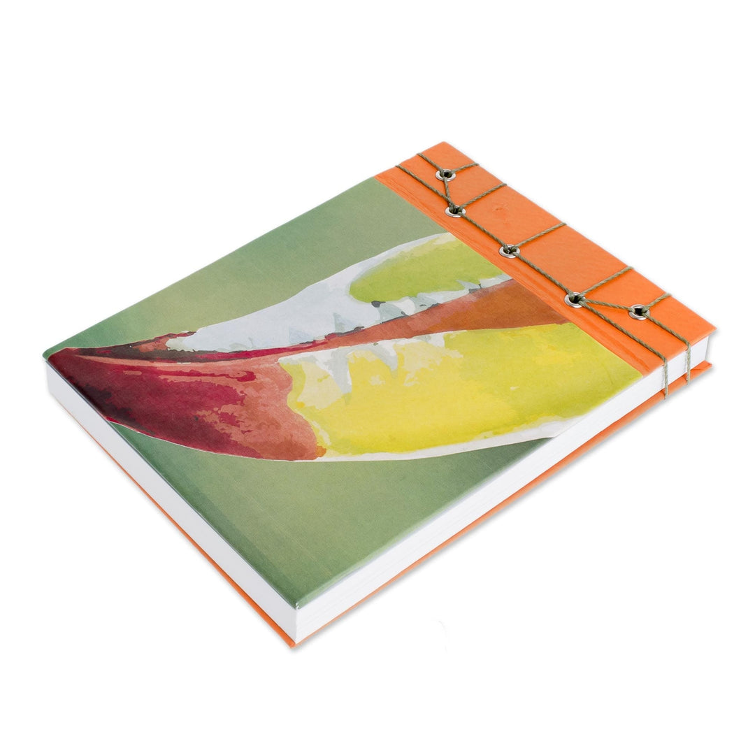 Toucan-Themed Paper Journal from Costa Rica (5.5 inch) - Toucan Beak
