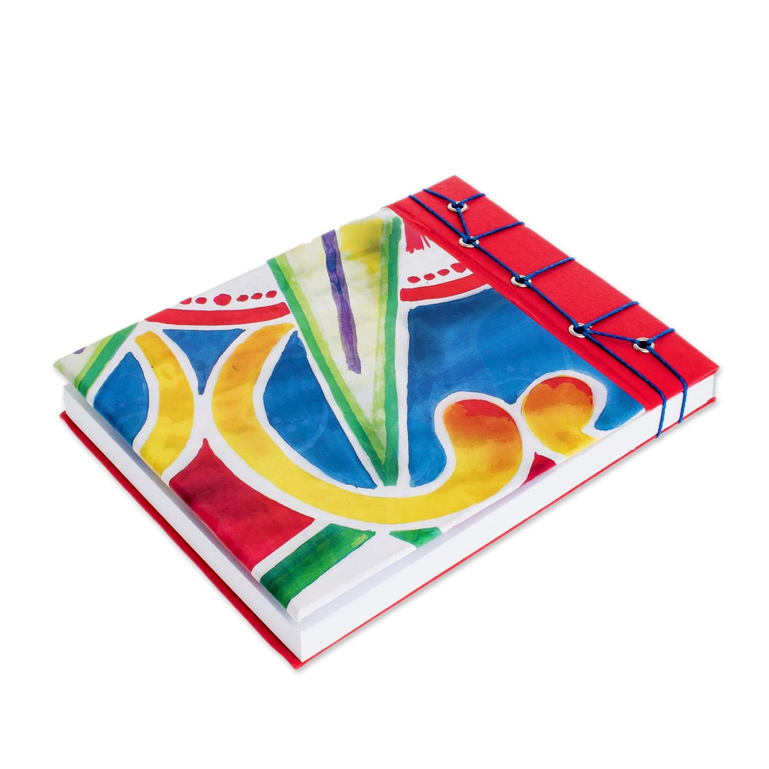 Abstract Colorful Paper Journal from Costa Rica (5.5 inch) - Colorful Abstraction