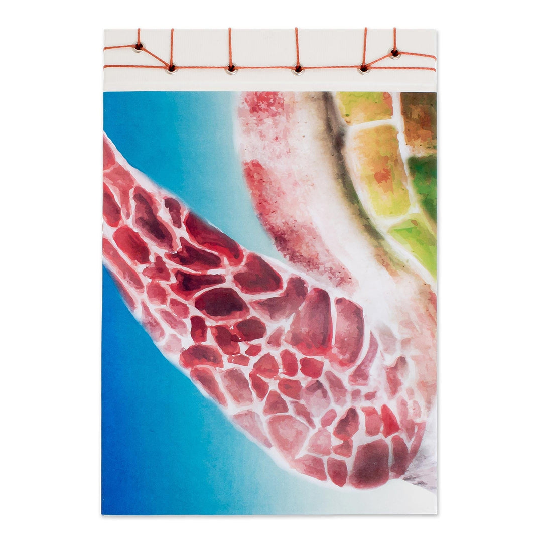 Sea Turtle-Themed Paper Journal (8.5 inch) - Turtle Flipper