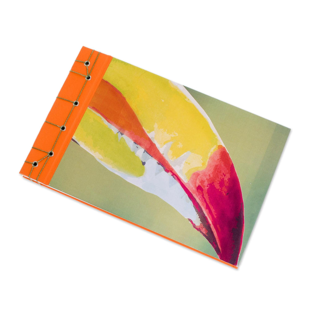 Toucan-Themed Paper Journal from Costa Rica (8.5 inch) - Toucan Beak