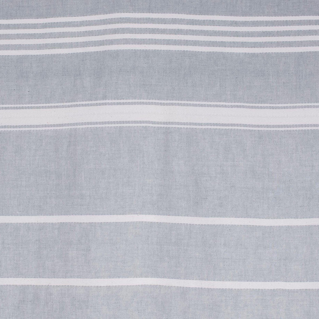 Striped Cotton Beach Towel in Celadon - Fresh Relaxation in Celadon