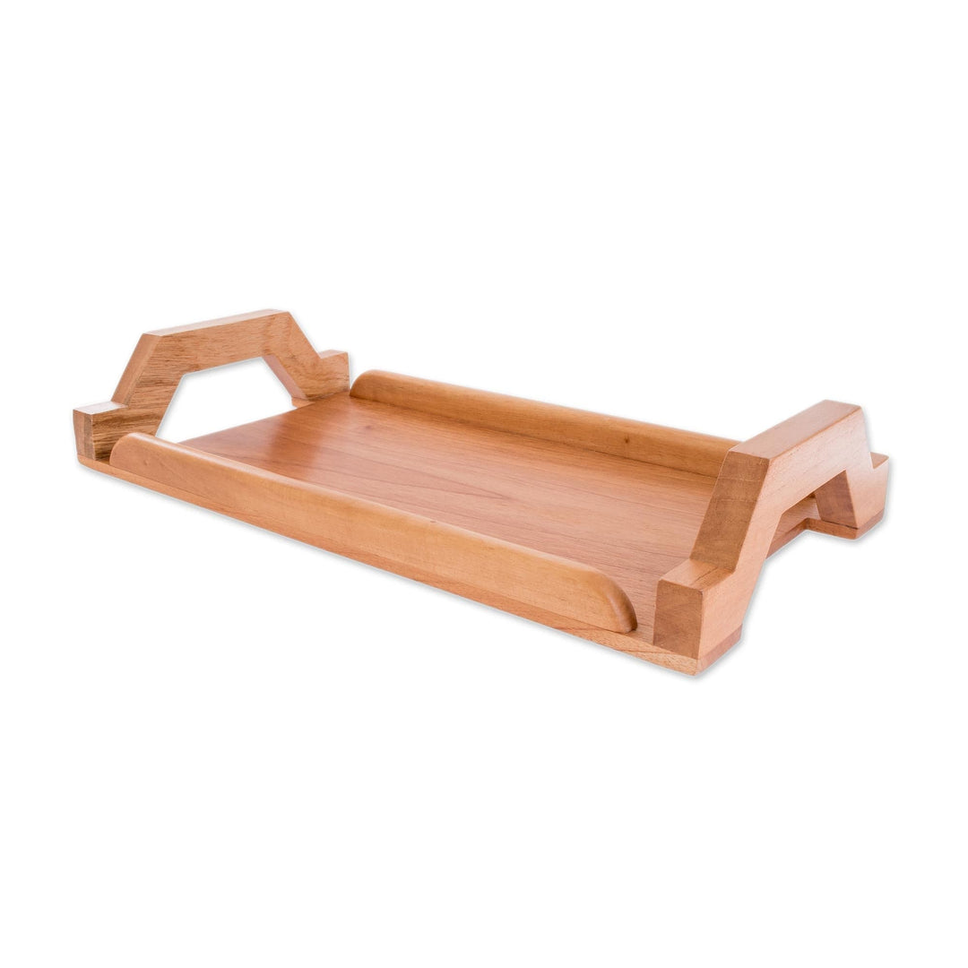 Cedar Wood Tray Crafted - Stunning Angles