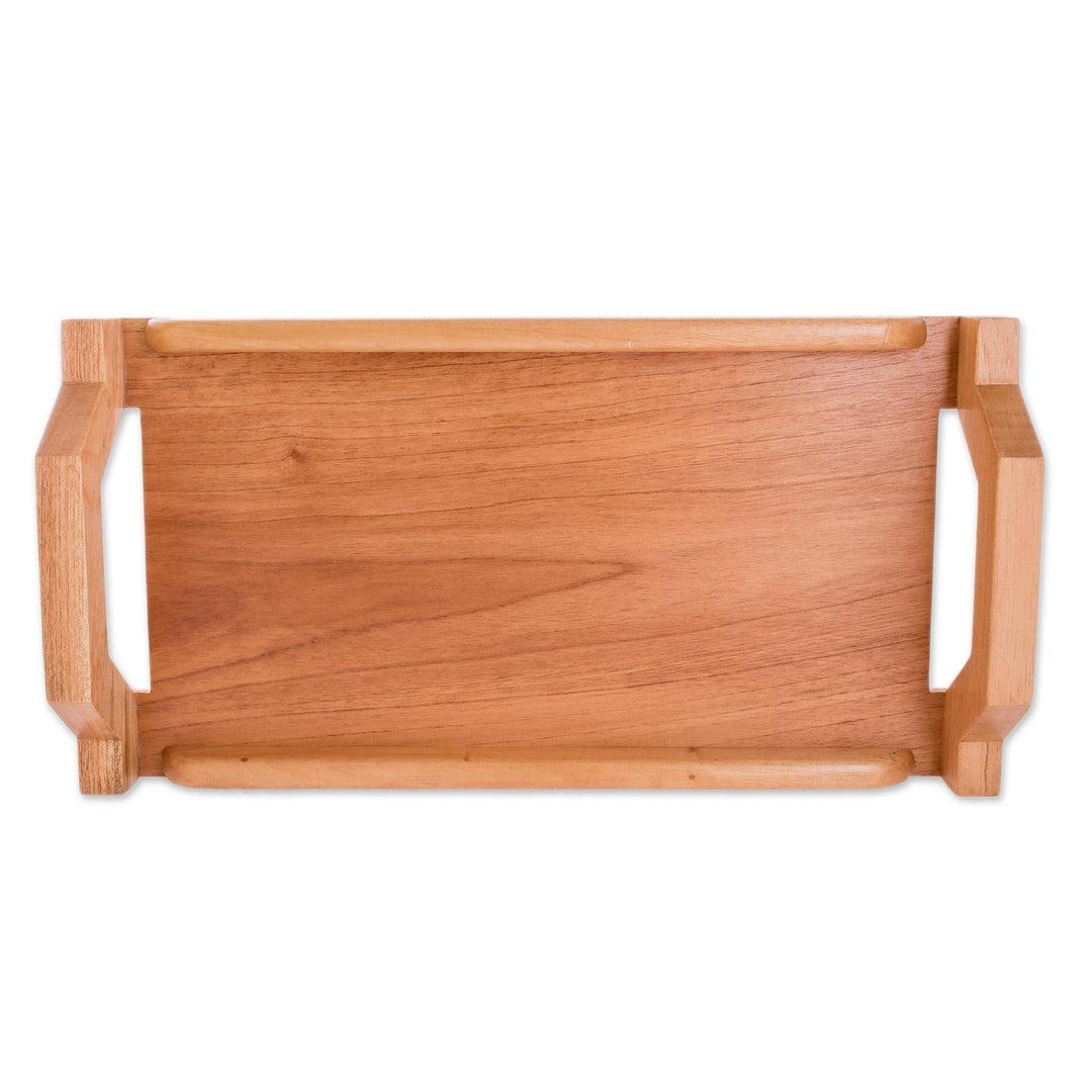 Cedar Wood Tray Crafted - Stunning Angles
