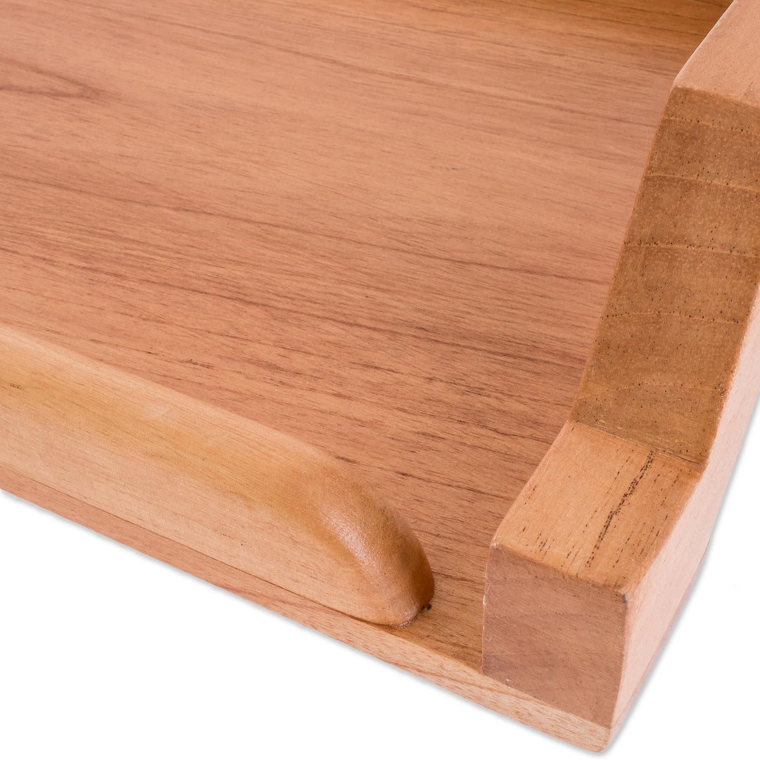 Cedar Wood Tray Crafted - Stunning Angles
