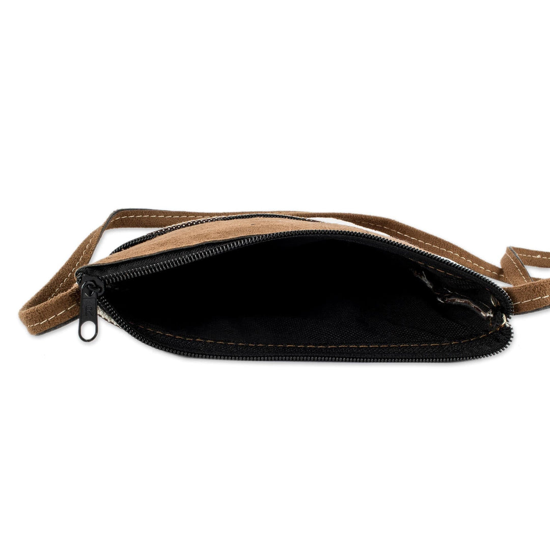 Multicolored Cotton Sling with Faux Suede Trim - Thoughts of Spring