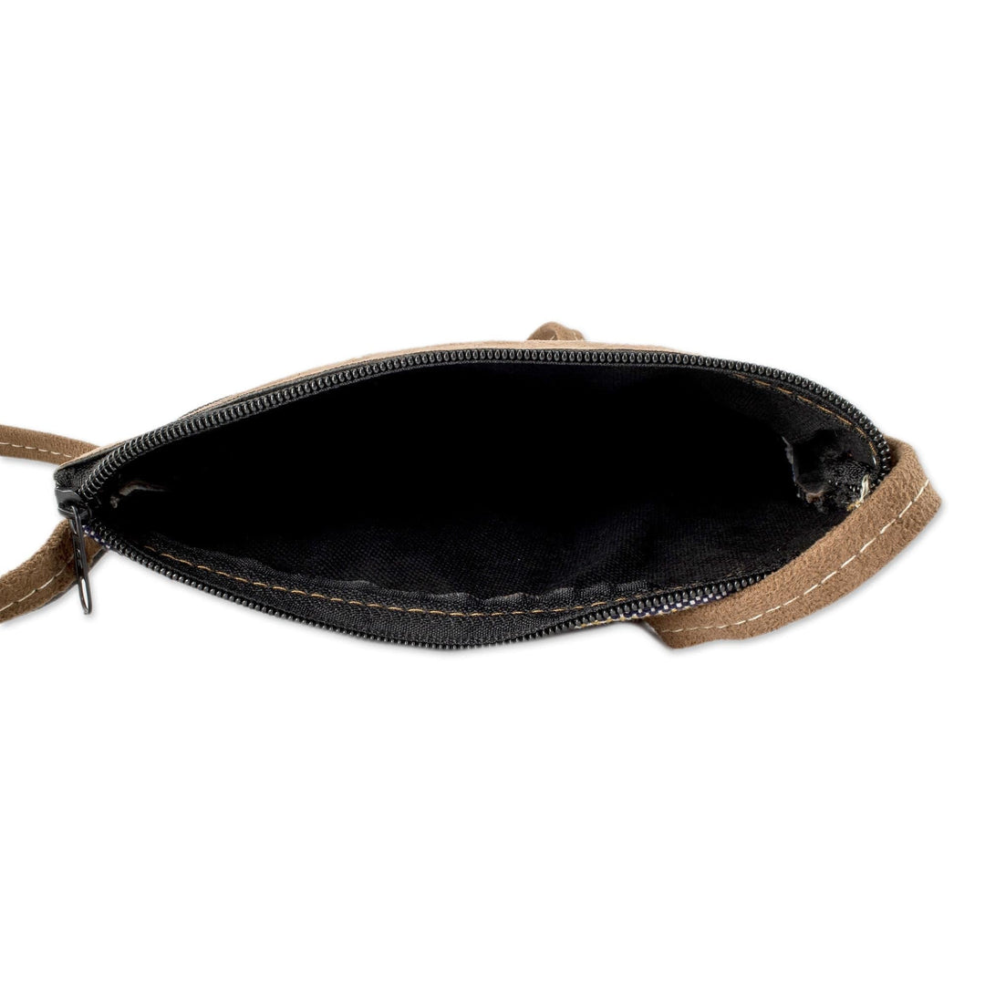 Blue Striped Sling Hand Crafted of Cotton - Thoughts of Winter