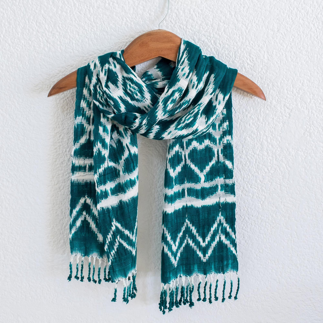 Silhouette in Teal