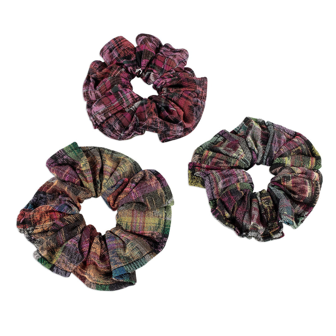 Artisan Crafted Cotton Scrunchies (Set of 3) - Tradition