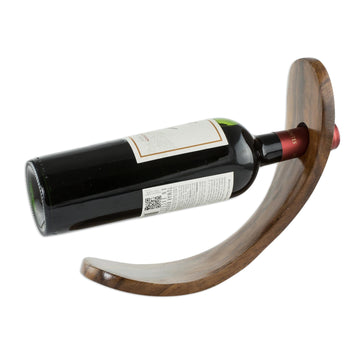 Reclaimed Wood Wine Bottle Holder - Slope