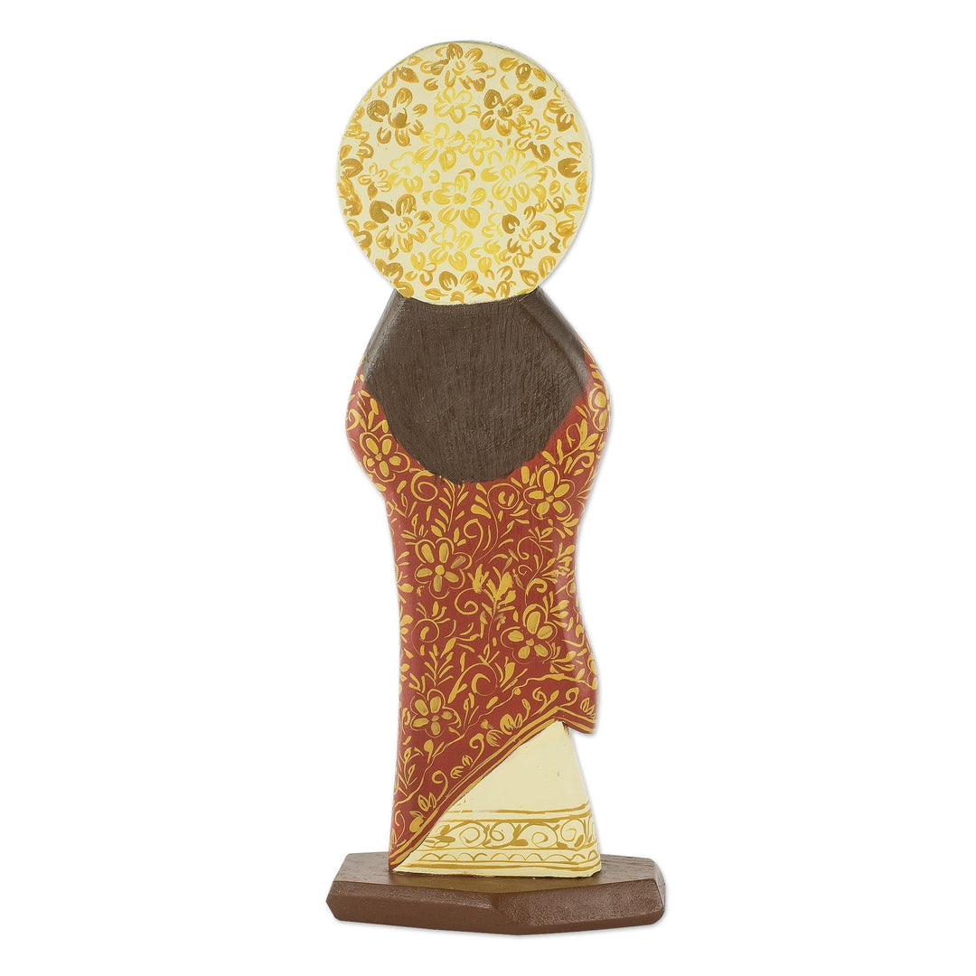 Nicaraguan Wood Sculpture of Jesus Christ - His Sacred Heart