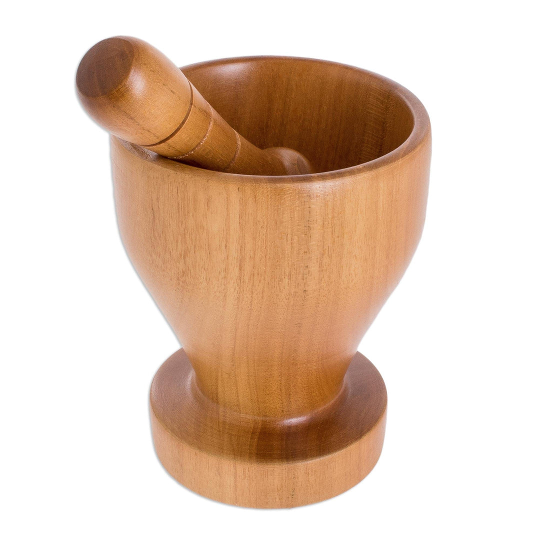 Wood Mortar and Pestle - Savory Blend