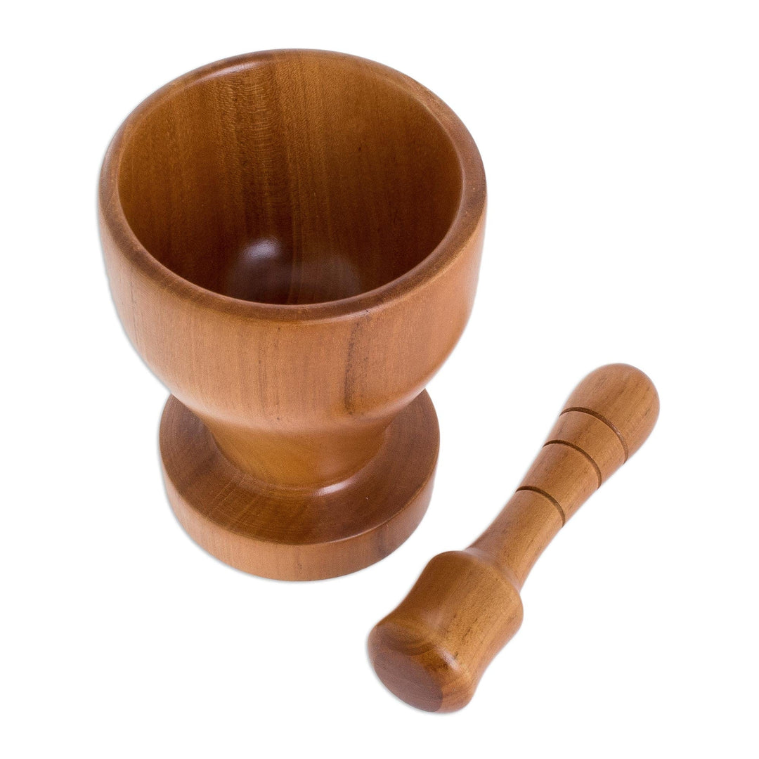 Wood Mortar and Pestle - Savory Blend