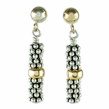 Sterling Silver and Gold Filled Earrings - Dorado