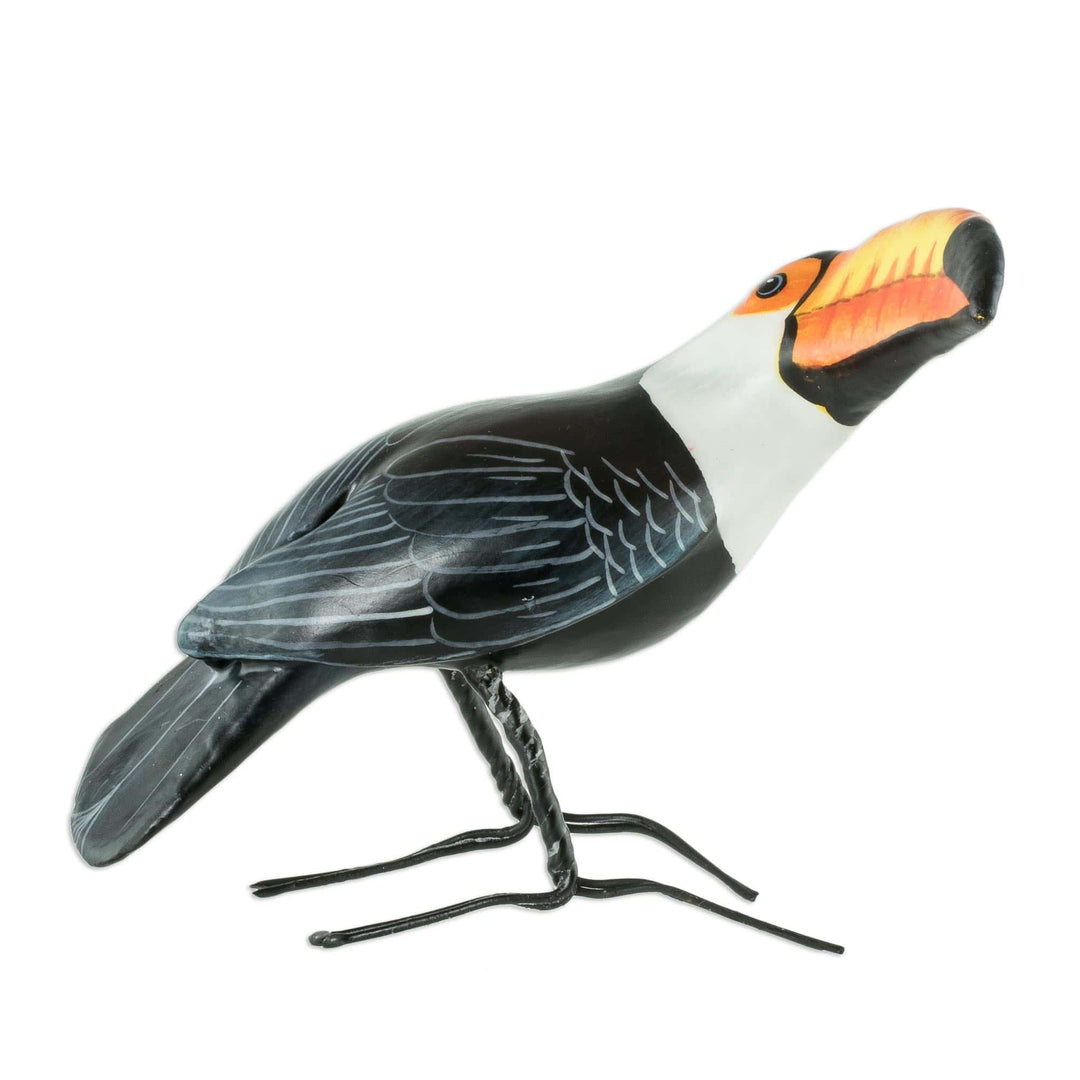 Ceramic Bird Figurine - Toco Toucan