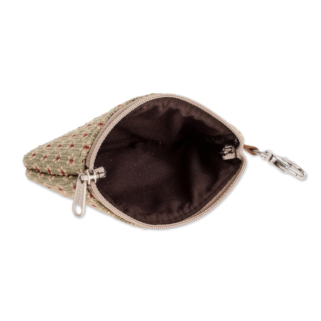 Flowered Cotton Coin Purse - Spring Ditsy