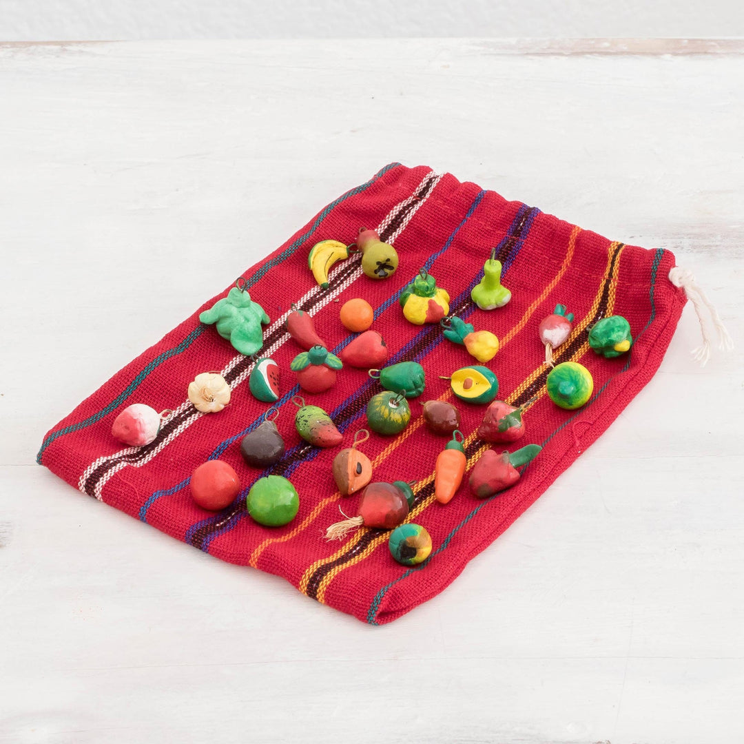 Mini Tropical Fruit Ornaments (Set of 30) - Tropical Flavors