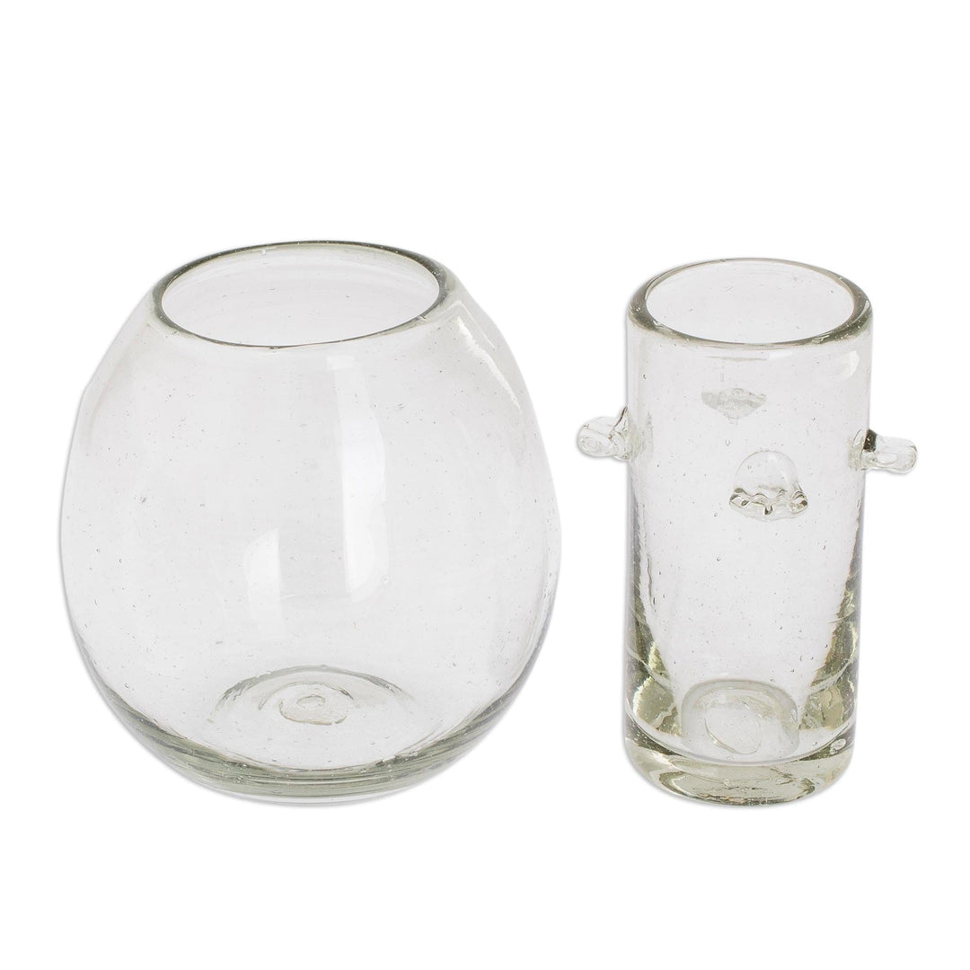 Tequila Glass with Ice Receptacle - Frosty Shot