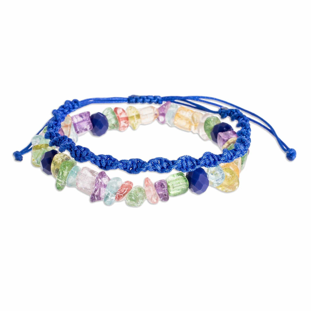 Colorful Beaded Stretch Bracelet - Popsicle