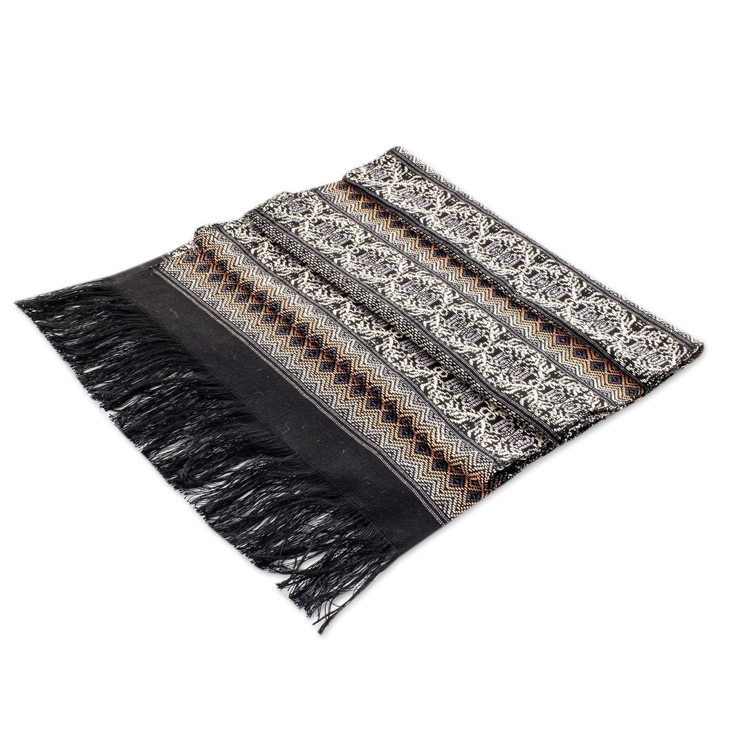 Patterned Cotton Table Runner - Peten Patterns