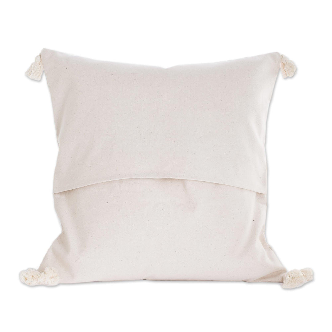 Handloomed Cotton Cushion Cover - Symphony