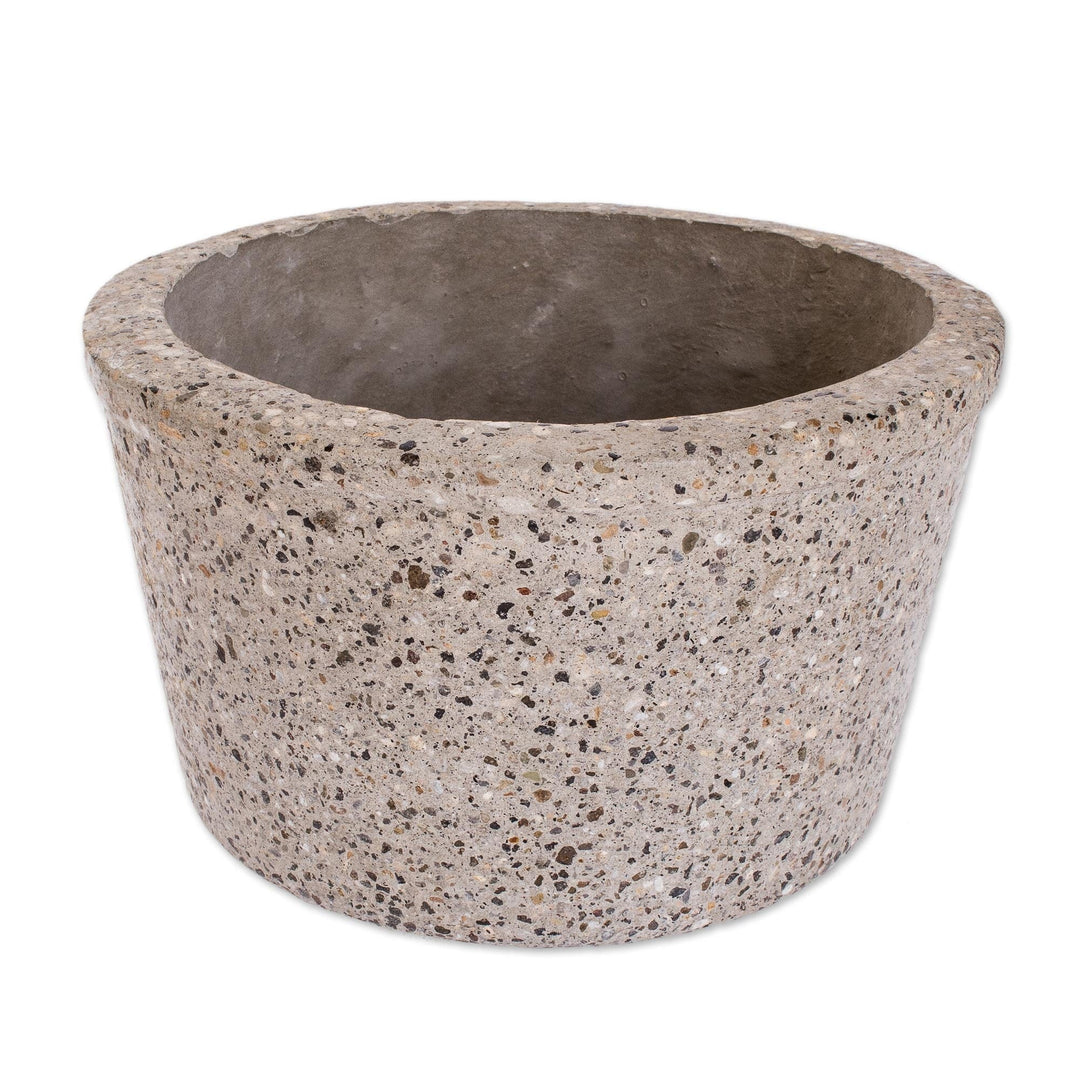 Cement Flower Pot - Rustic Modern