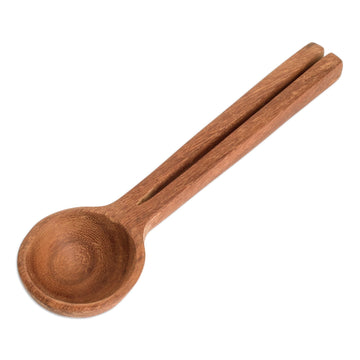 Hand Carved Wood Serving Spoon - Memorable Meal