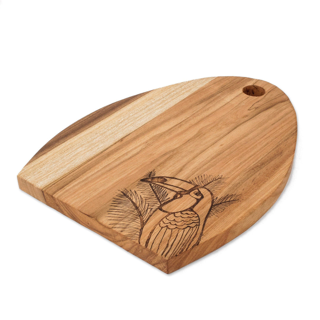 Laurel Wood Cutting Board from Costa Rica - Laurel Toucan