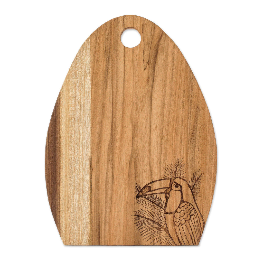 Laurel Wood Cutting Board from Costa Rica - Laurel Toucan