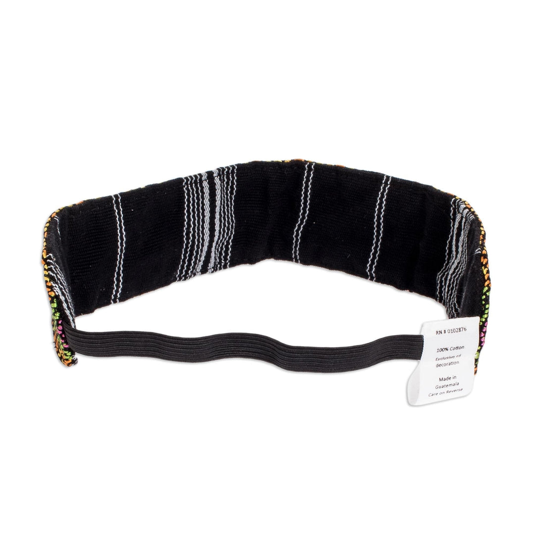 Artisan Crafted Multicolored Headband - Neon Lights
