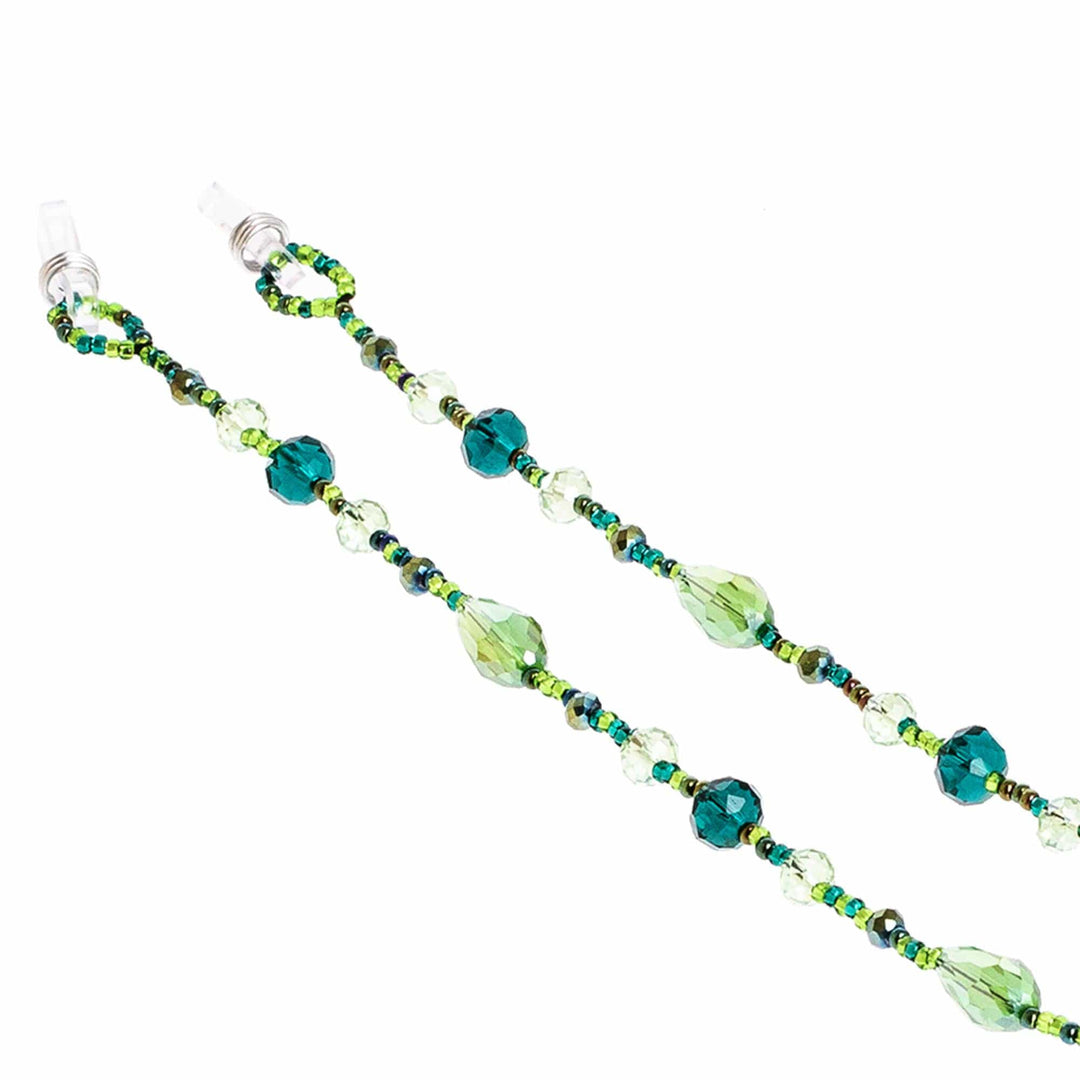 Green Eyeglass Lanyard - Sololá Fiesta in Green