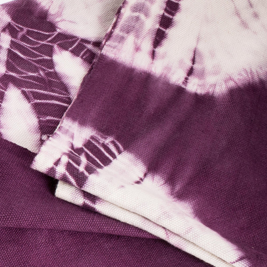 Tie-Dyed Purple Scarf - Santiago Purple
