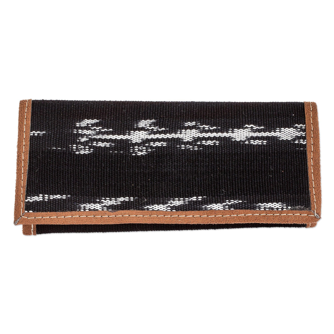 Black Jaspe Patterned Billfold Wallet - Black Jaspe Heritage
