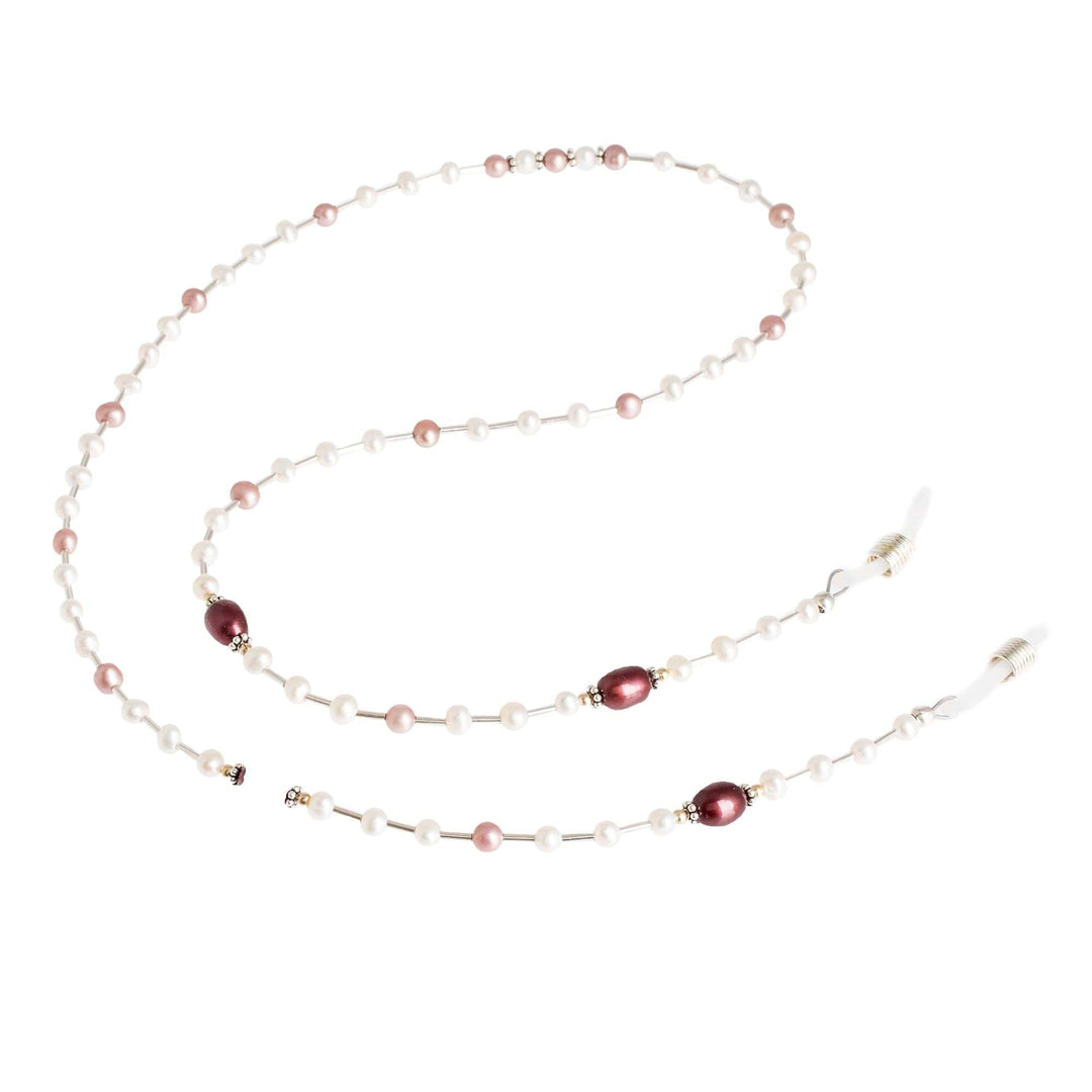 Cultured Pearl Eyeglasses Lanyard - Resplendent Colors