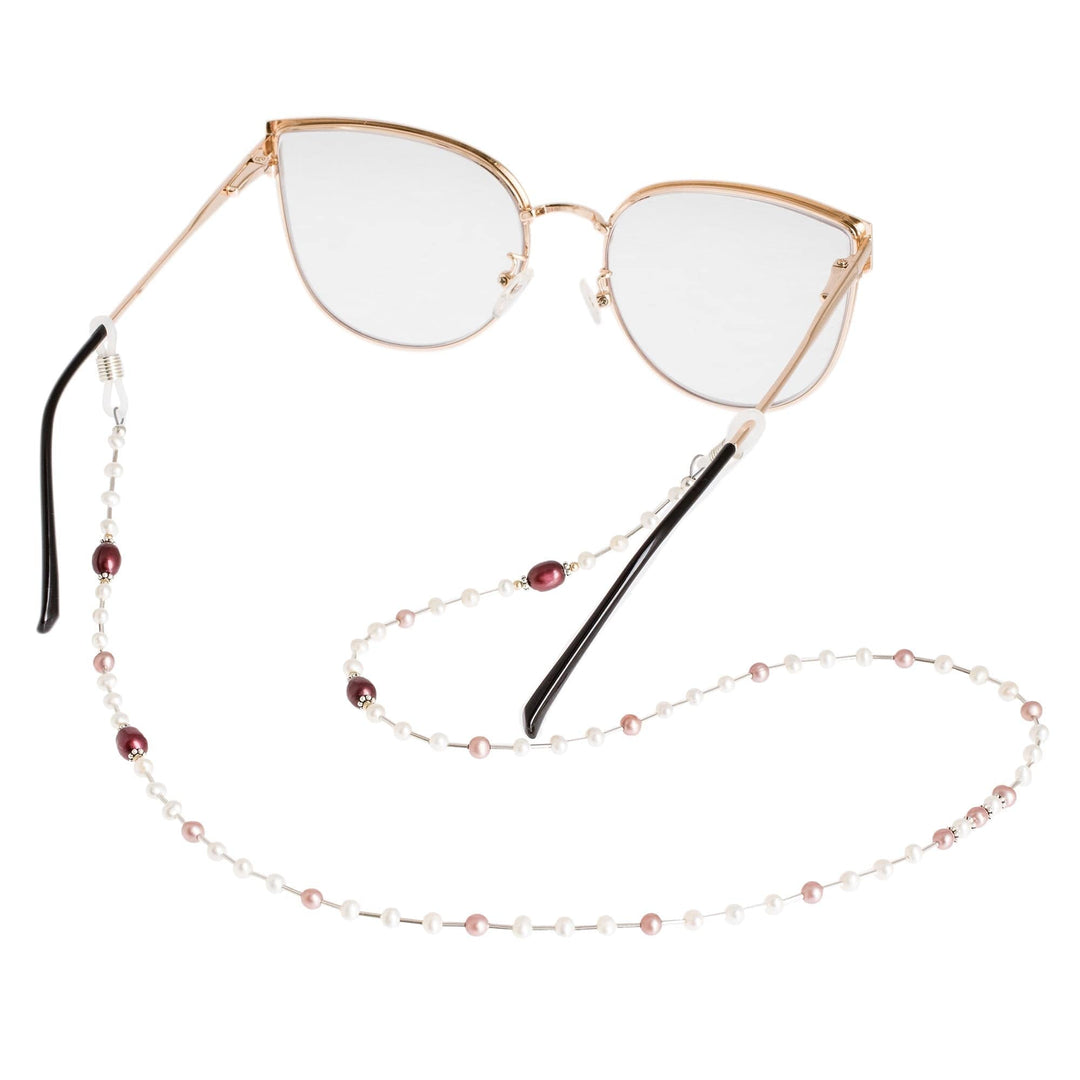 Cultured Pearl Eyeglasses Lanyard - Resplendent Colors
