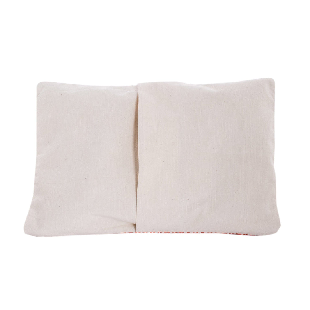 Strawberry Cotton Cushion Cover Handloomed in Guatemala - Strawberry Charm